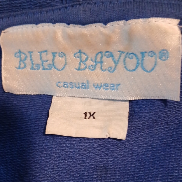 Blue Hooded Jacket with Silver Studs - Picture 8 of 8